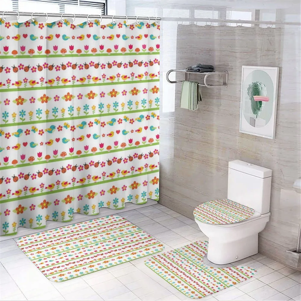 Birds Ladybugs Flowers — Your design