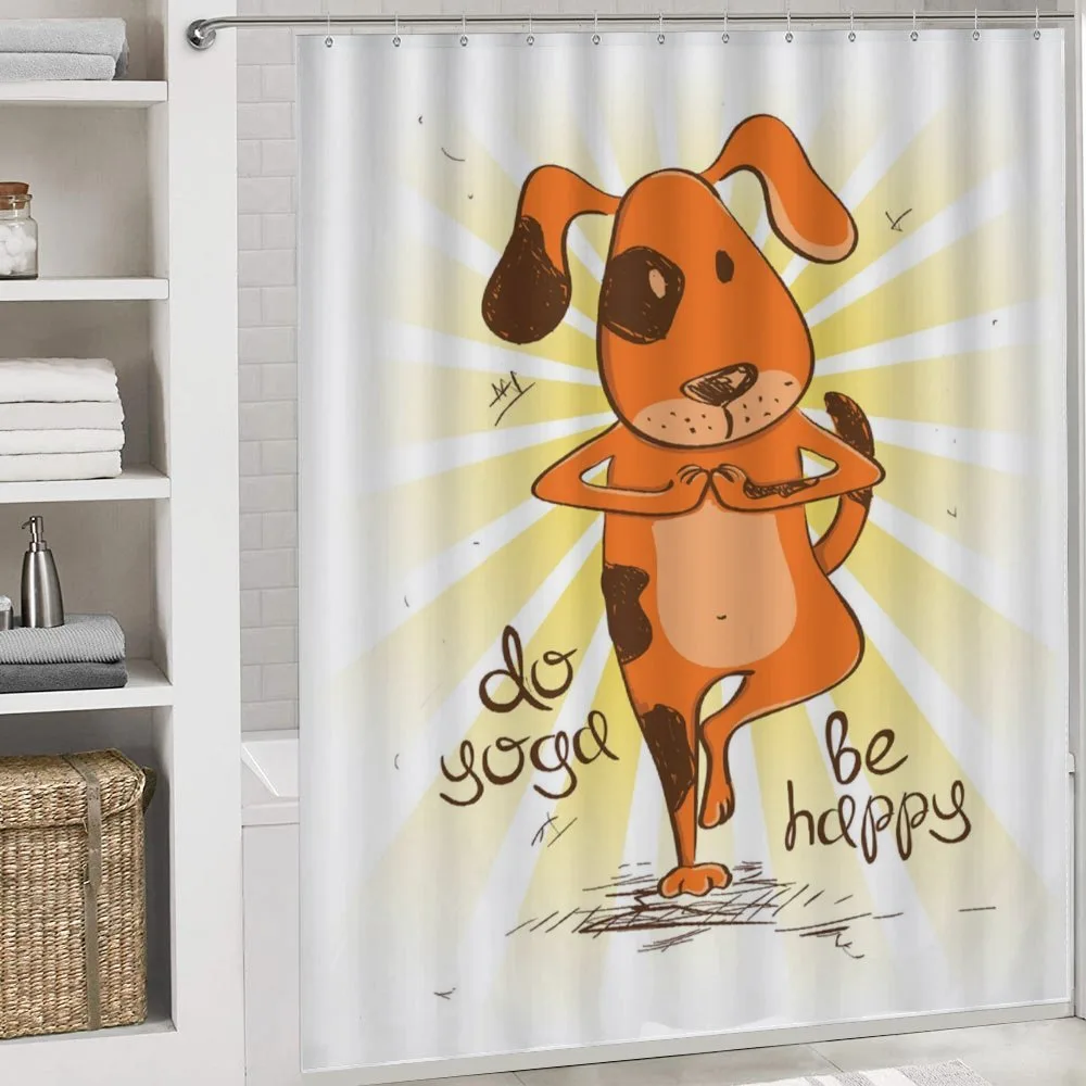 Cartoon Dog Happy Message — Detail 4