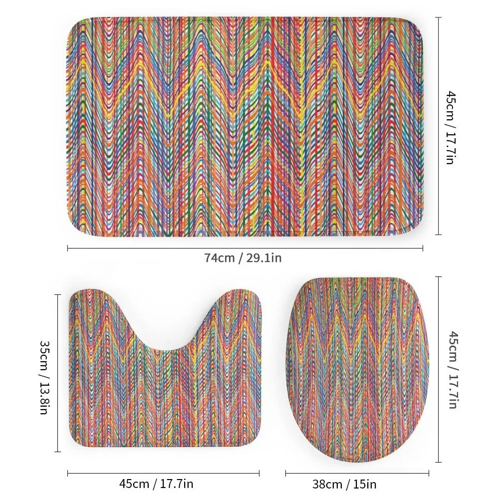 Colorful Zig Zag Lines — Detail 1