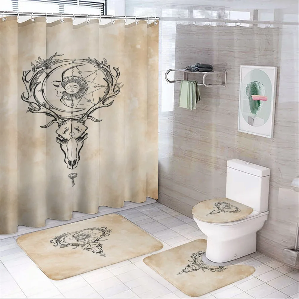 Deer Skull with Star Moon — Your design