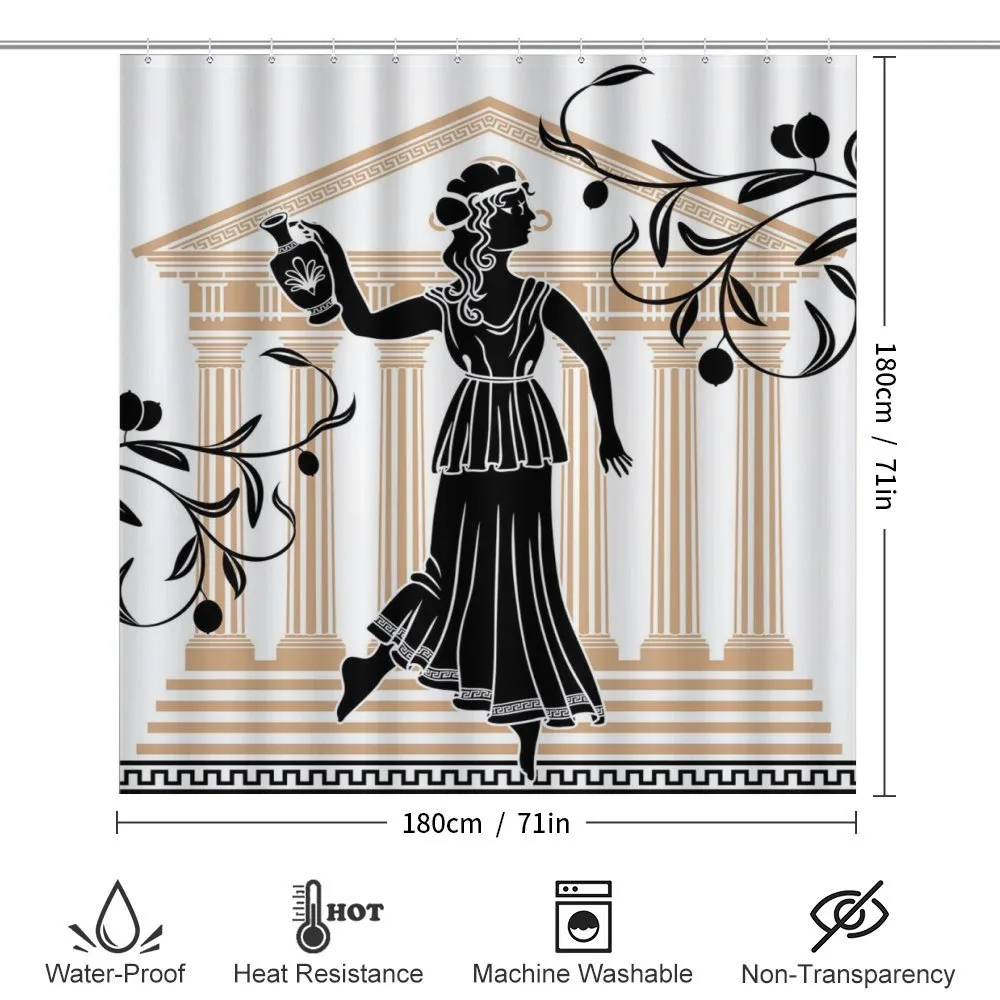 Greek Woman and Amphora — Detail 2