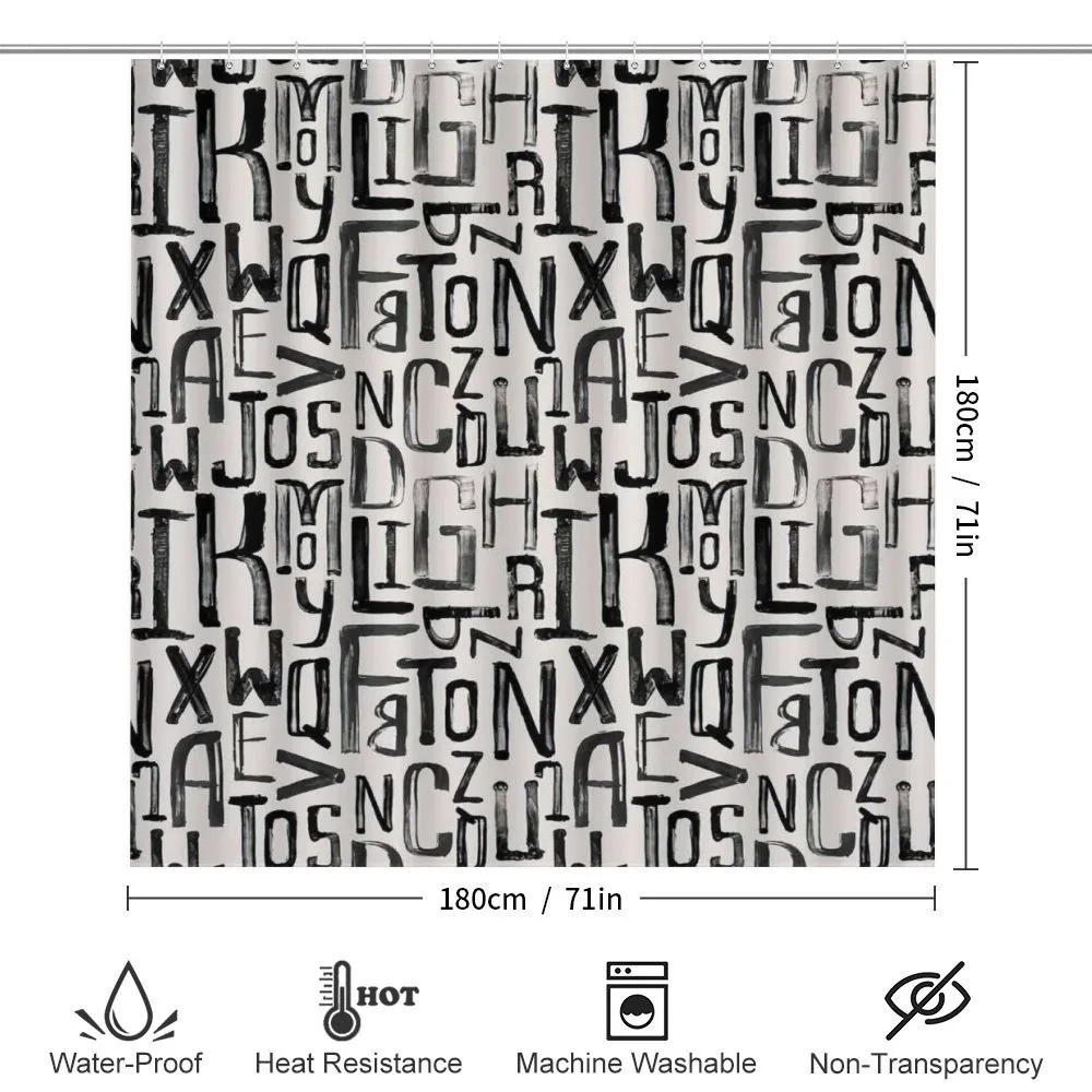Grunge Letters Pattern — Detail 2