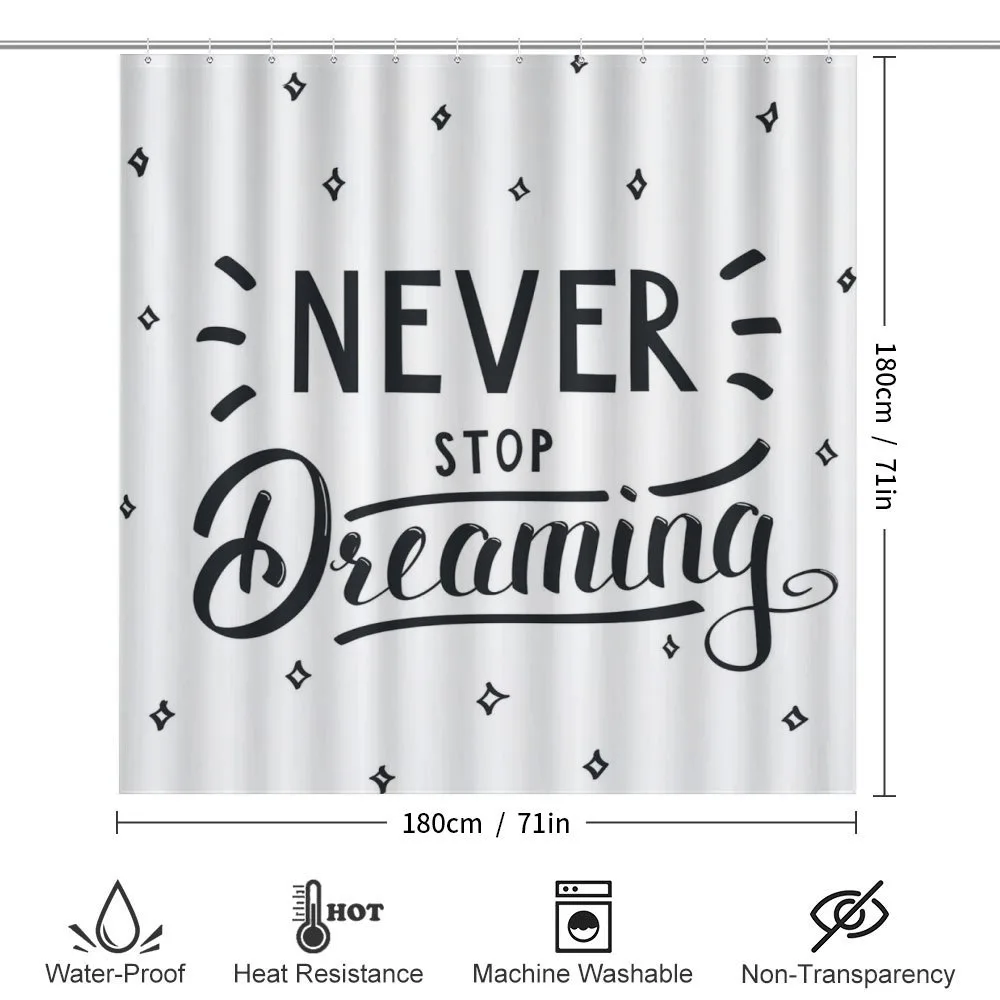 Never Stop Dreaming Motivated — Detail 2