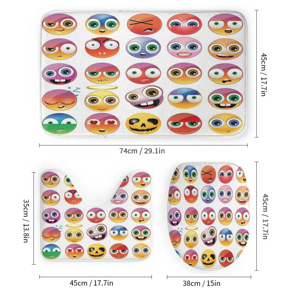 Rainbow Colored Smileys — Detail 1