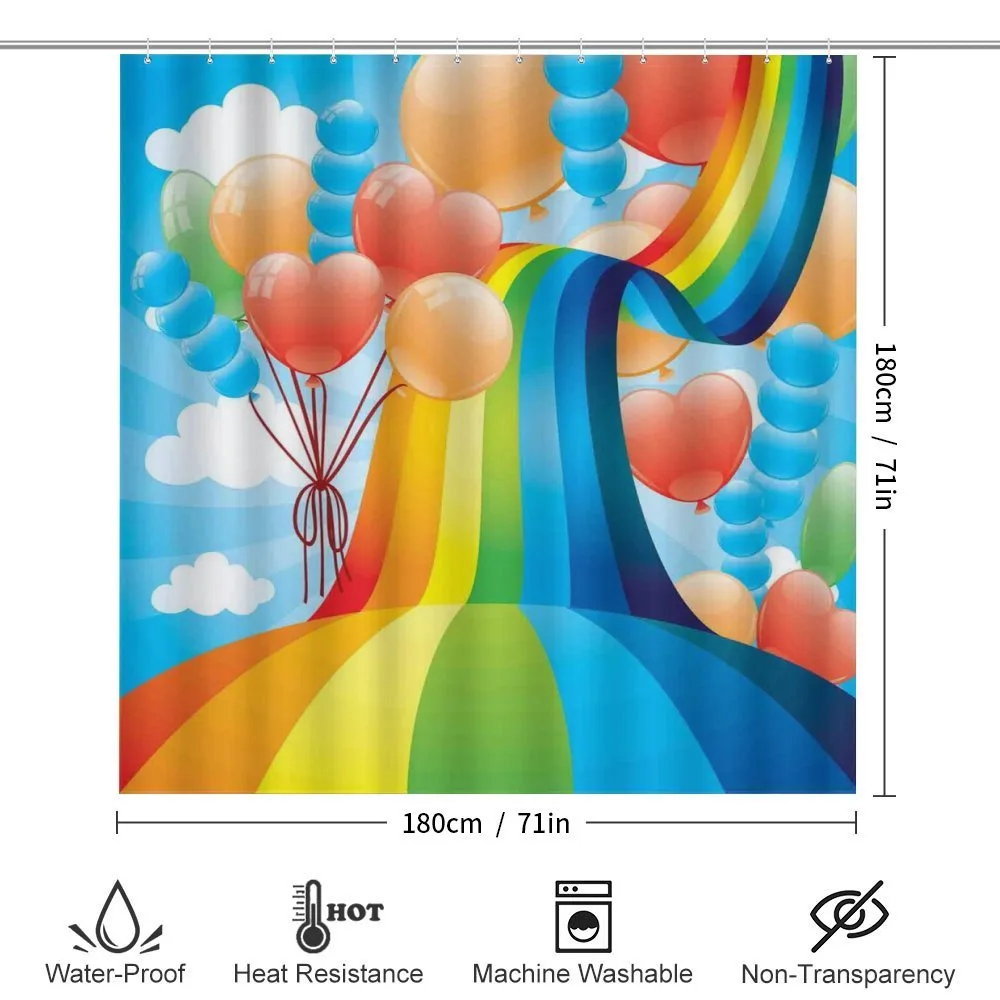 Rainbow Romantic Hearts — Detail 2