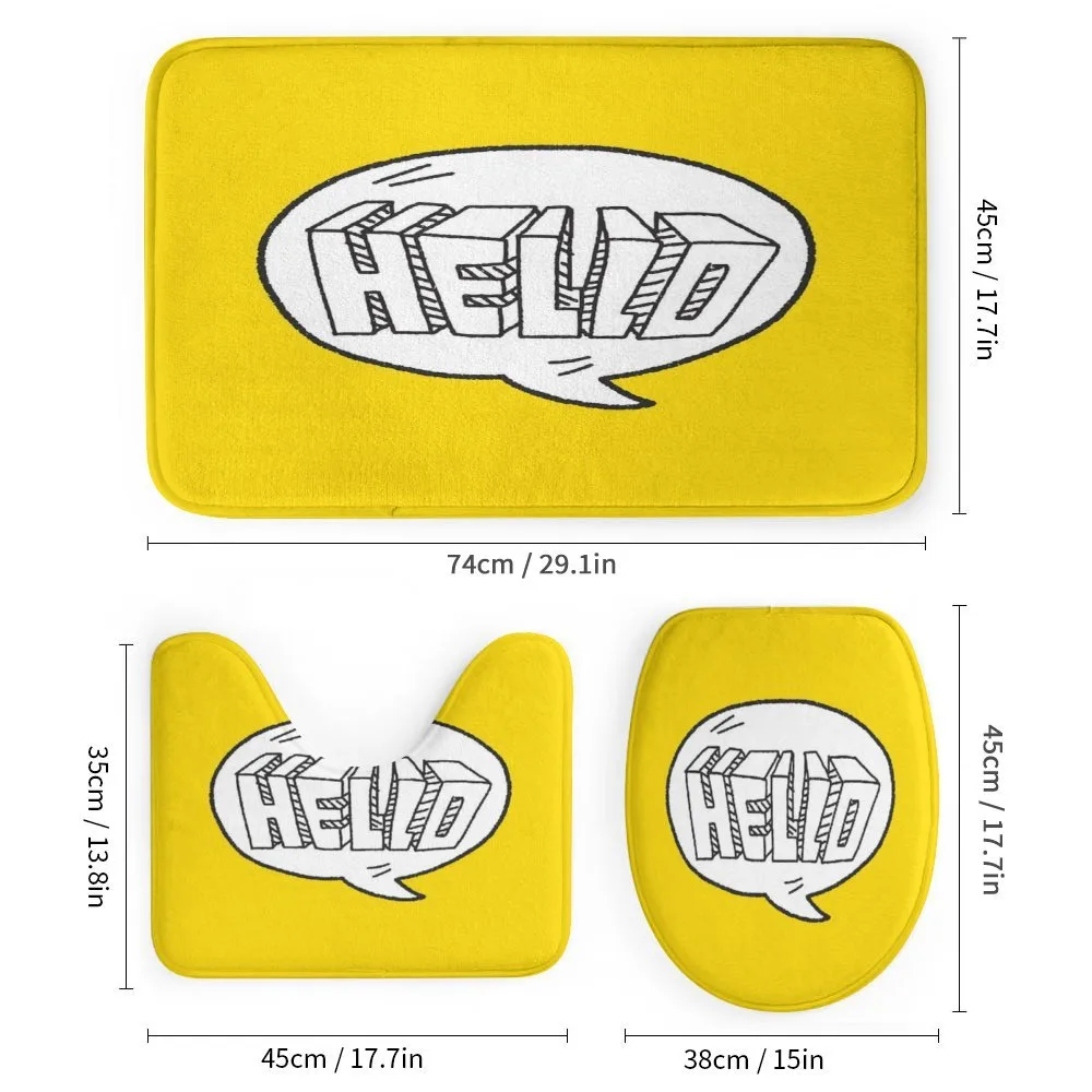 Speech Bubble on Yellow — Detail 1