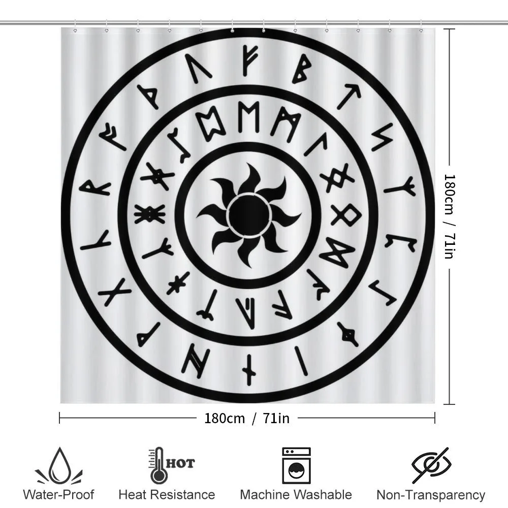 Sun and Nordic Runes — Detail 2