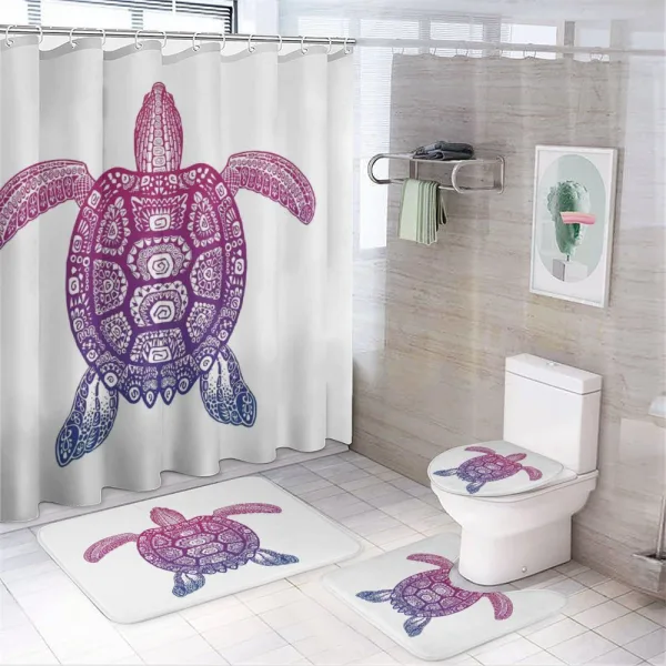 Totem Animal on a shower curtain
