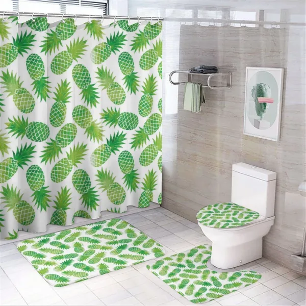Vintage Art Watermelon on a shower curtain