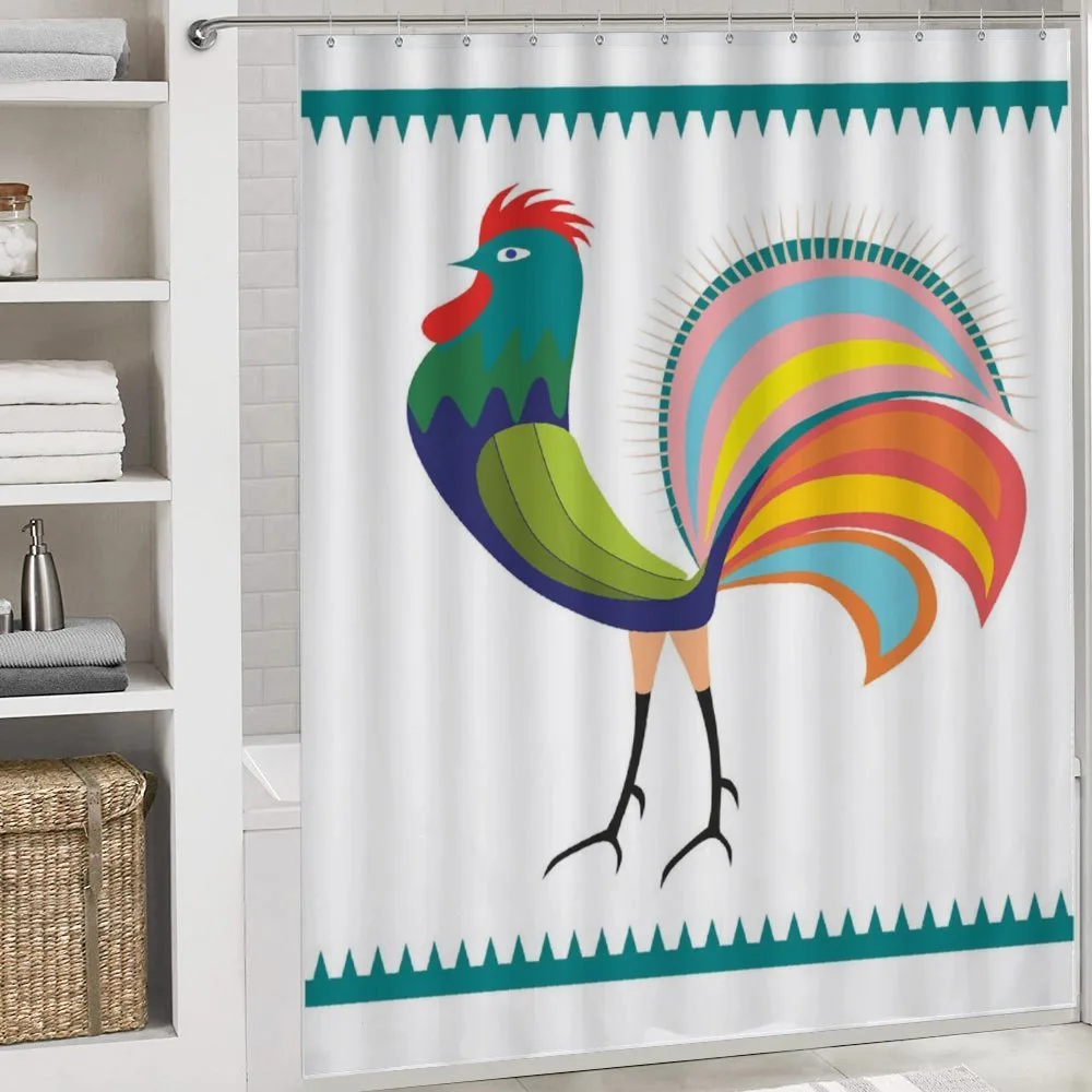 Vivid Polish Rooster Motif — Detail 4