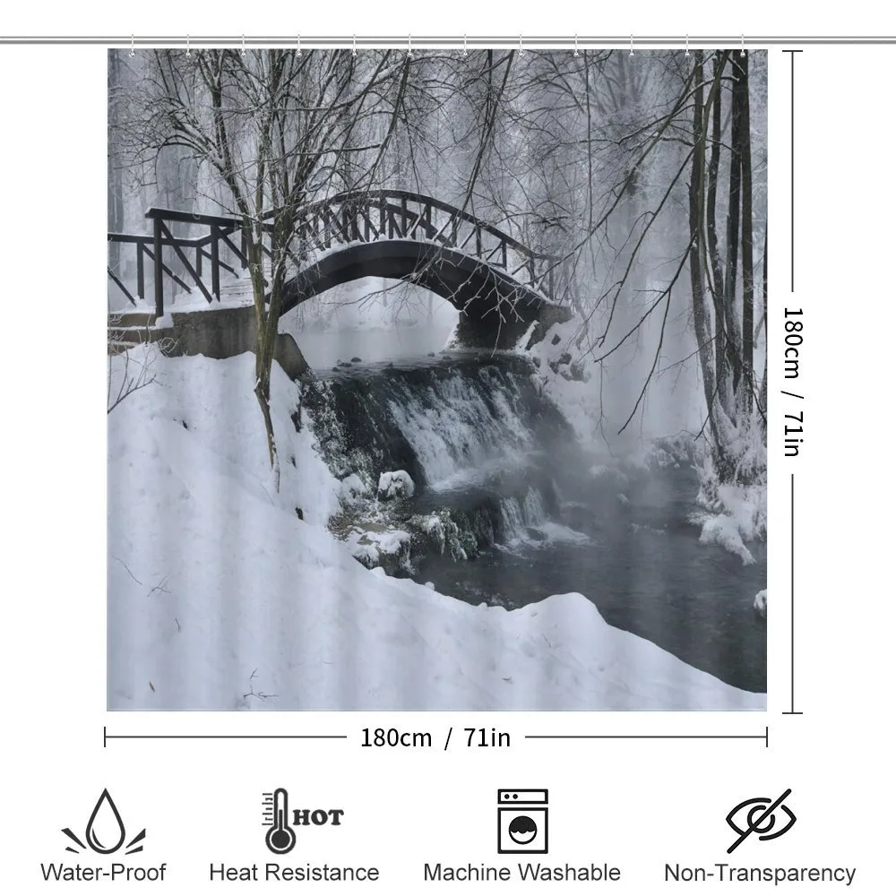 Wooden Bridge Cold River — Detail 2