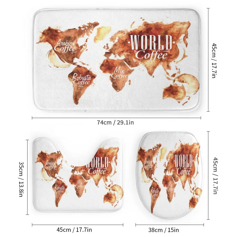 Coffee World Map Mix — Detail 1