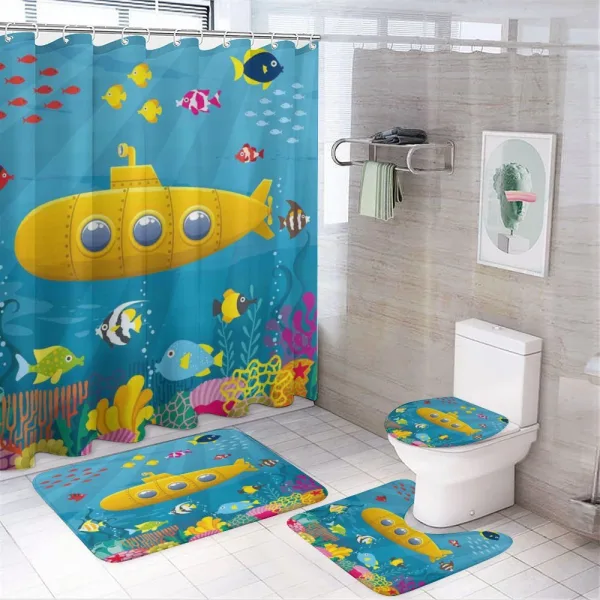 Coral Reef on a shower curtain
