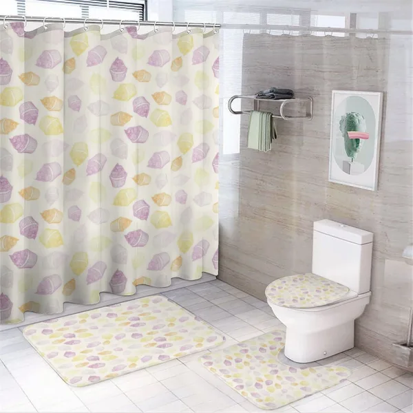 Creamy and Cupcakes on a shower curtain