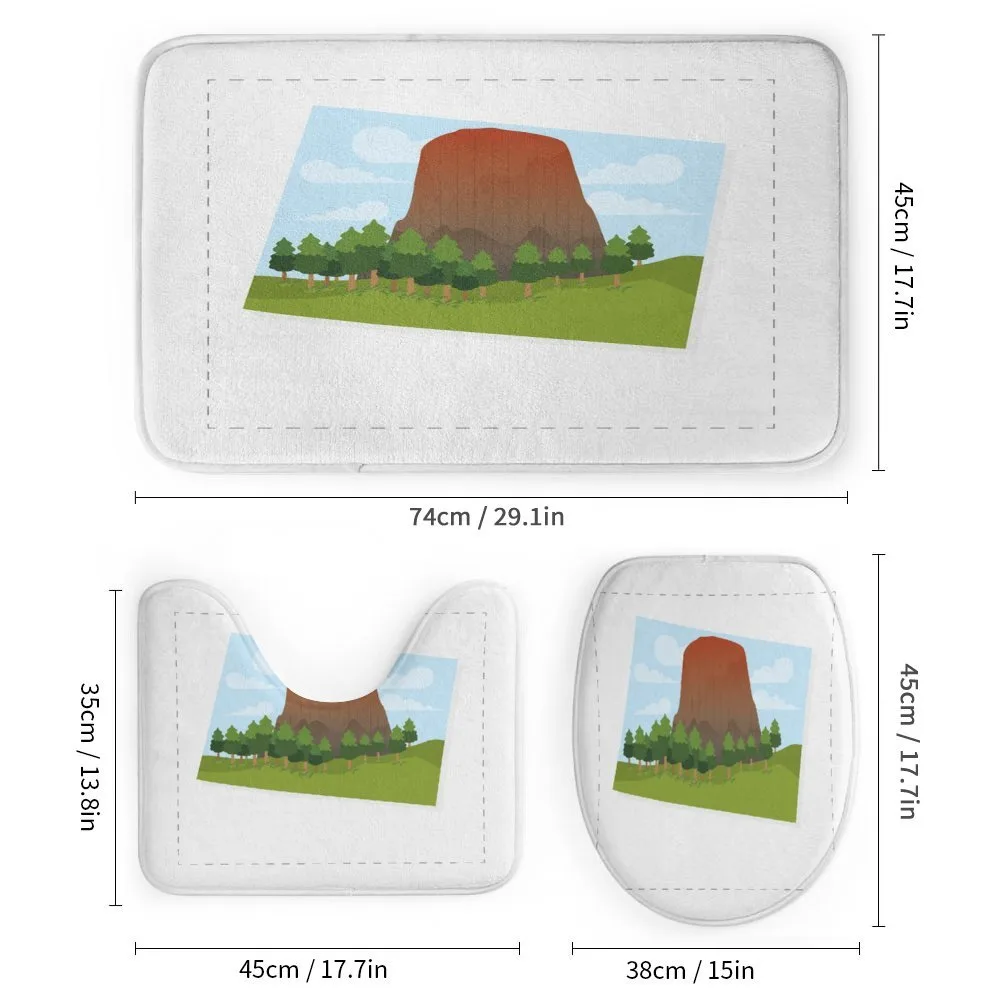 Devils Tower Cartoon Design — Detail 1