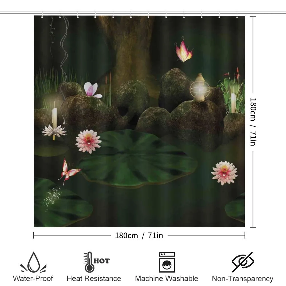 Mystic Forest with Candle — Detail 2