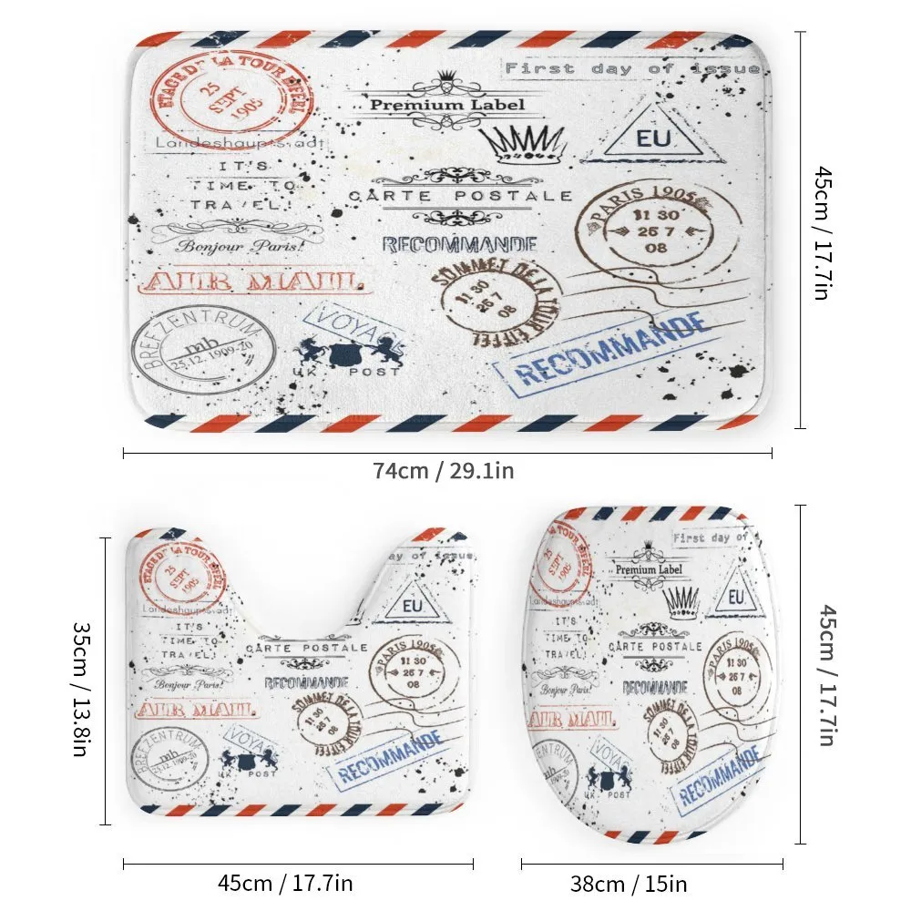 Retro Post Stamp Design — Detail 1