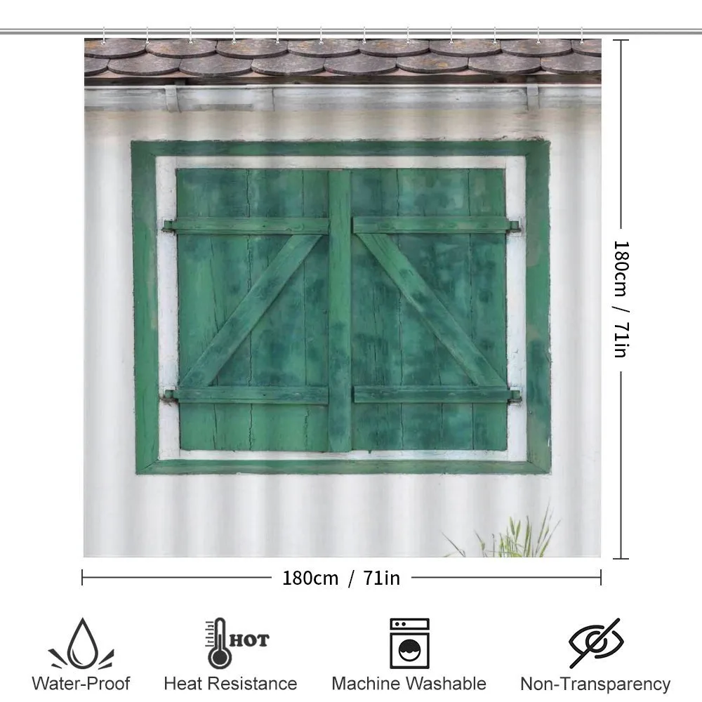 Retro Wooden Window — Detail 2