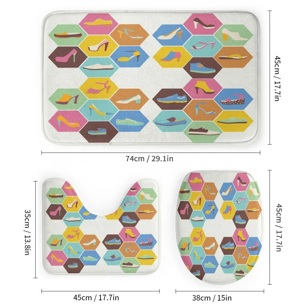 Shoe in Hexagons — Detail 1