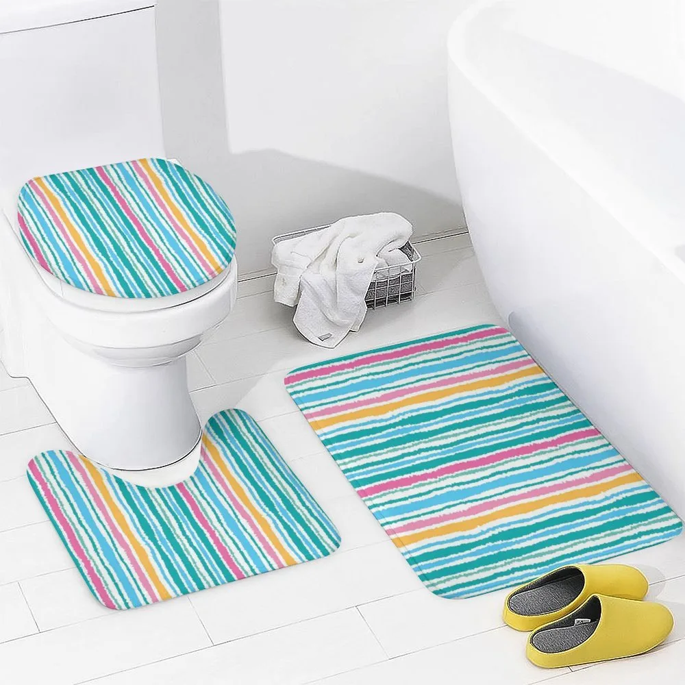 Stripes in Aquatic Colors — Detail 3
