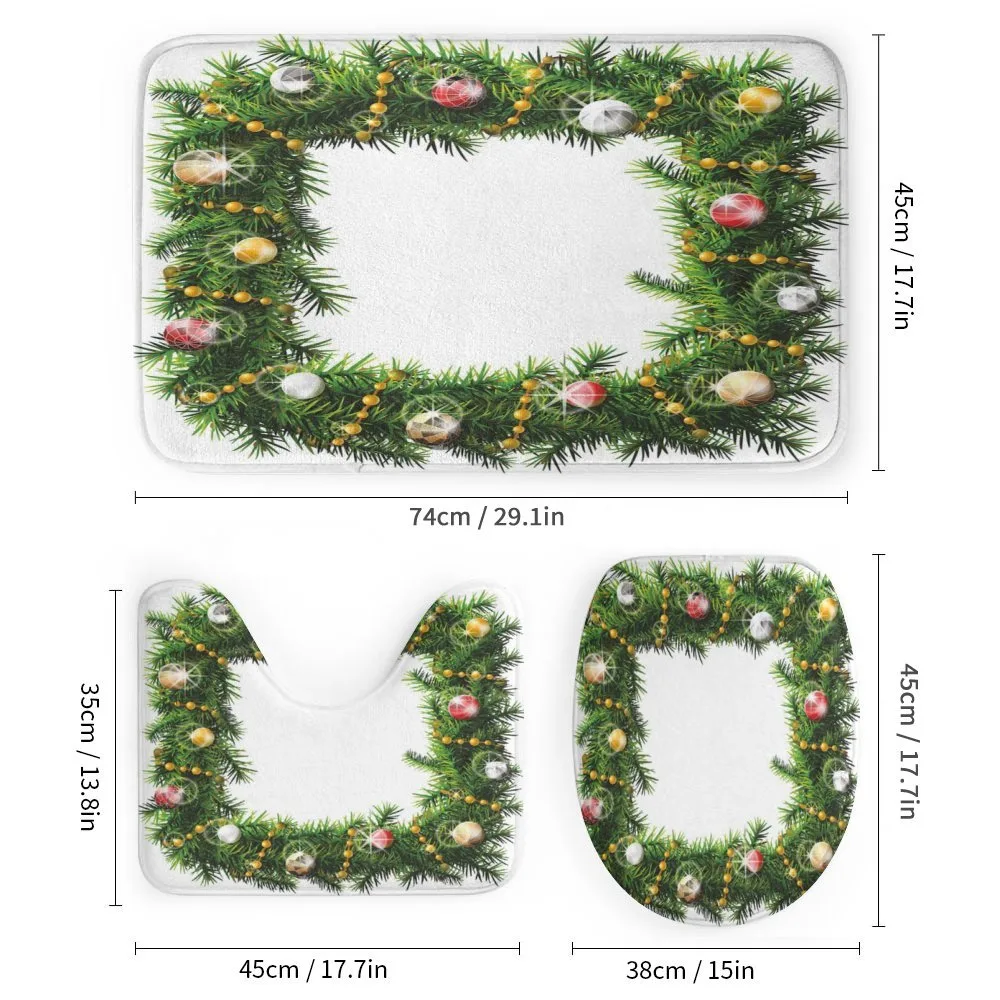 Winter Square Wreath — Detail 1
