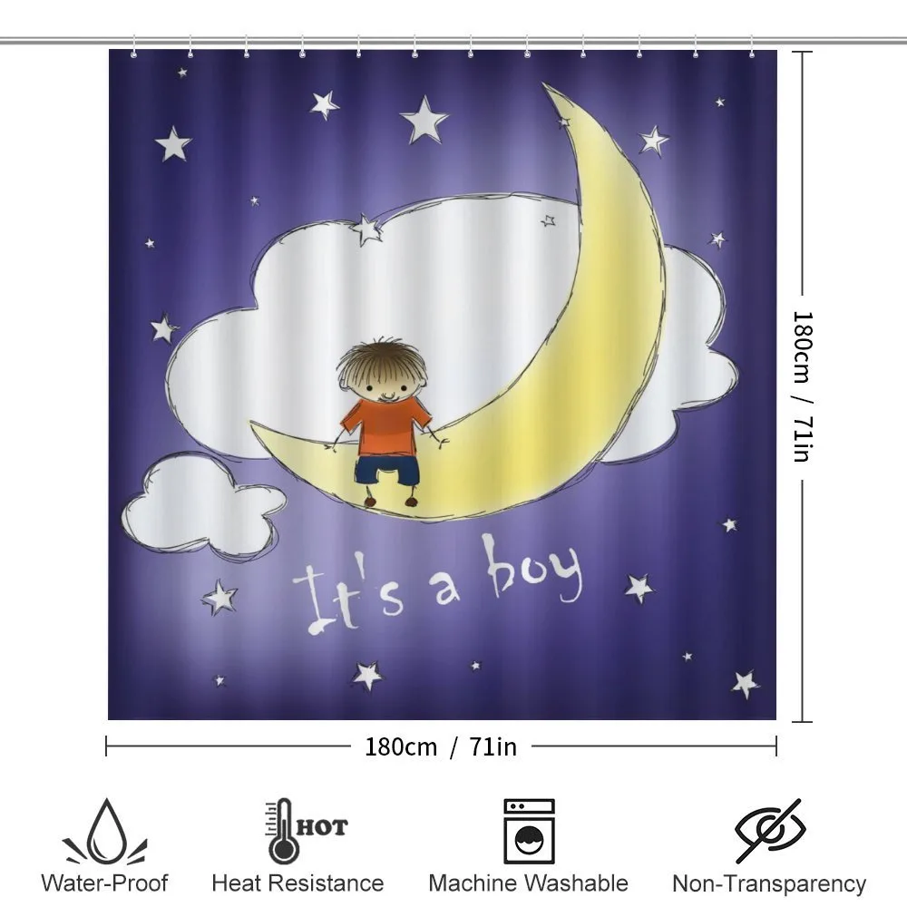 Boy Baby Sky Greeting — Detail 2