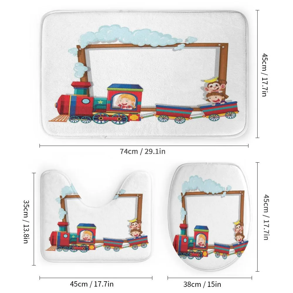 Children on Cartoon Train — Detail 1