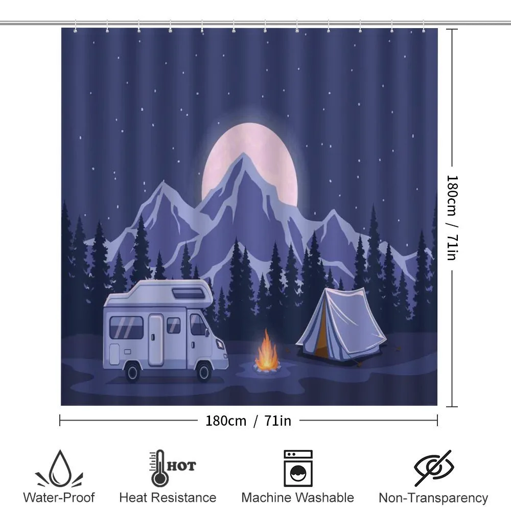 Family Adventure Camping Forest — Detail 2