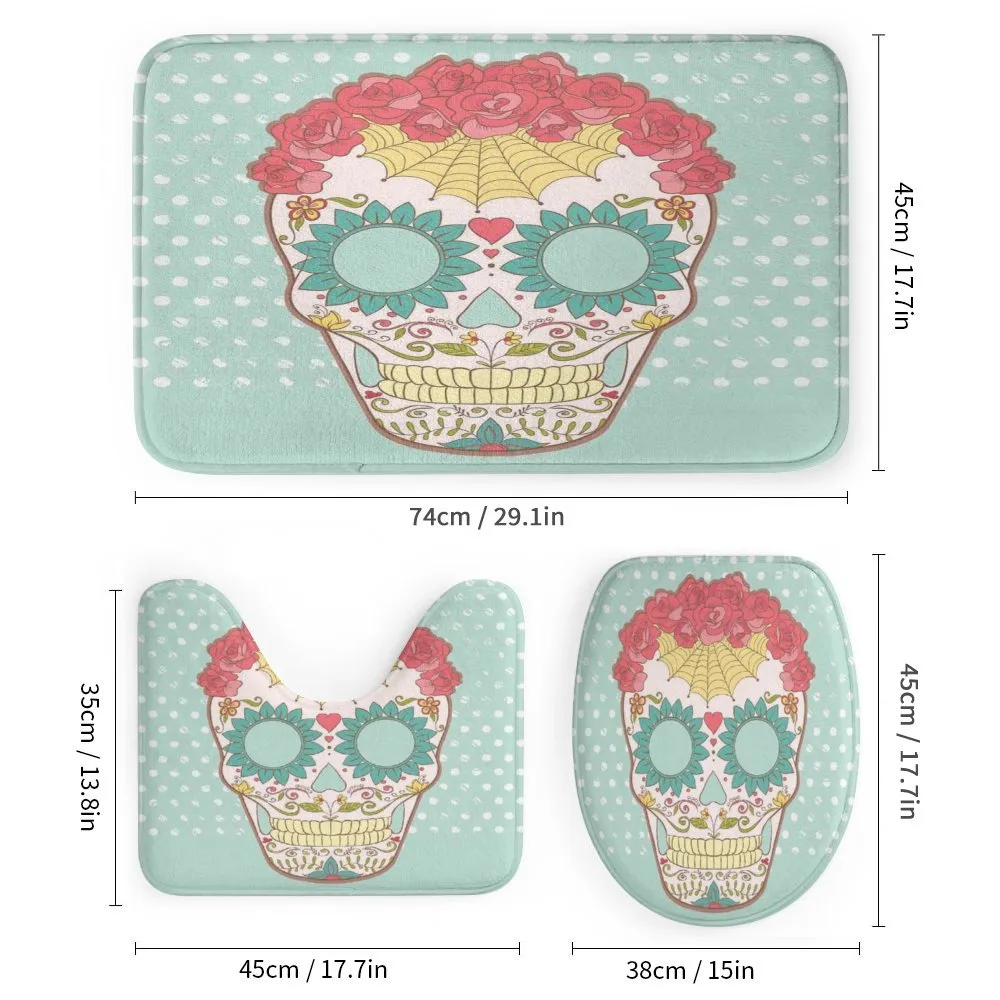 Floral Lady Skull — Detail 1