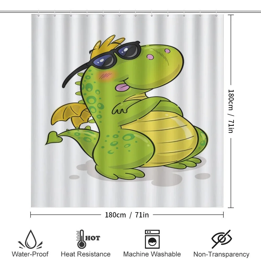 Funny Dino Cartoon Character — Detail 2