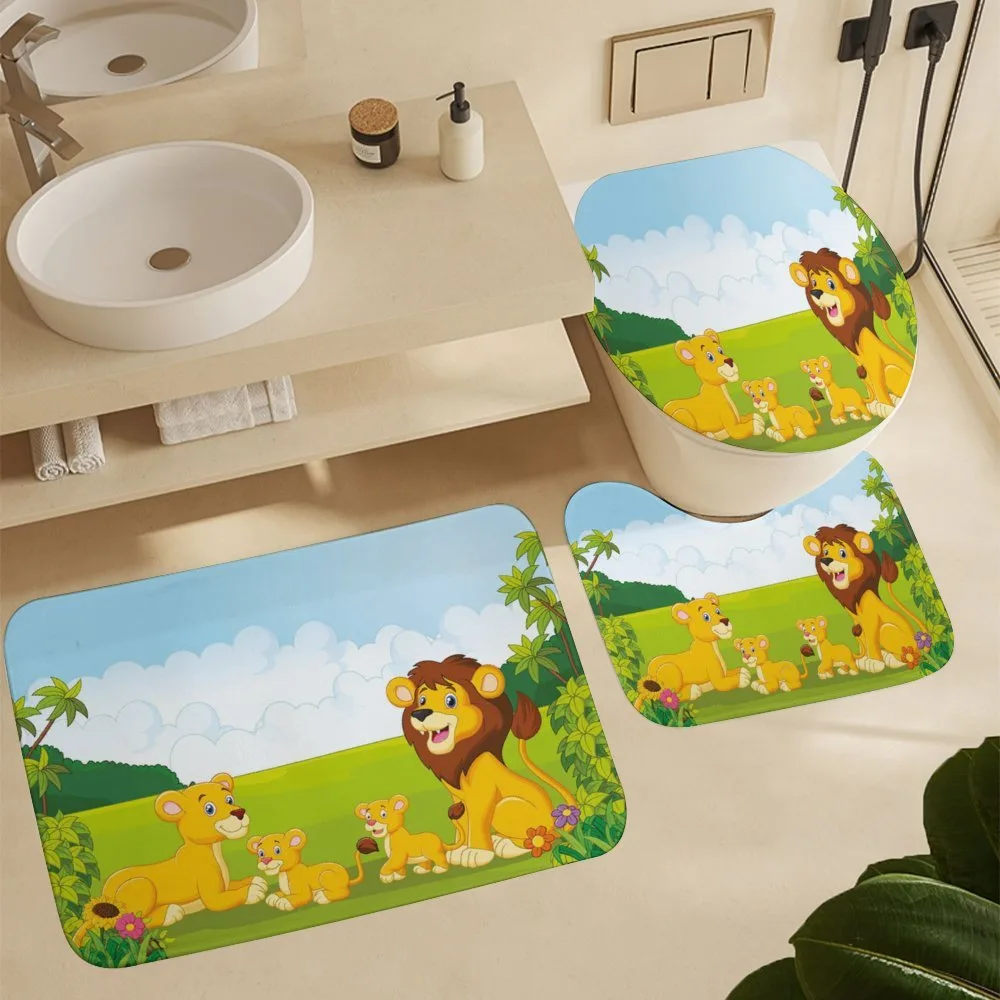 Lion Family in Forest — Detail 5