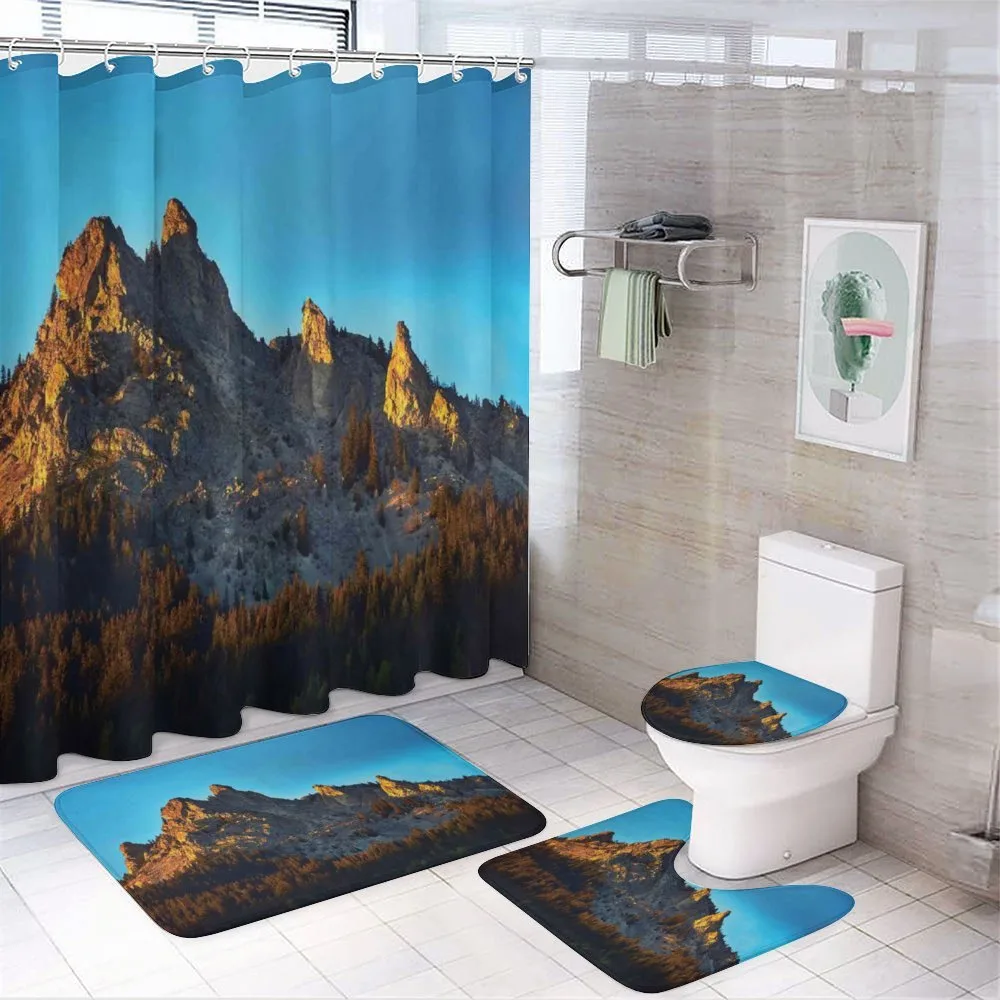 Mountain Forest Sunset — Your design