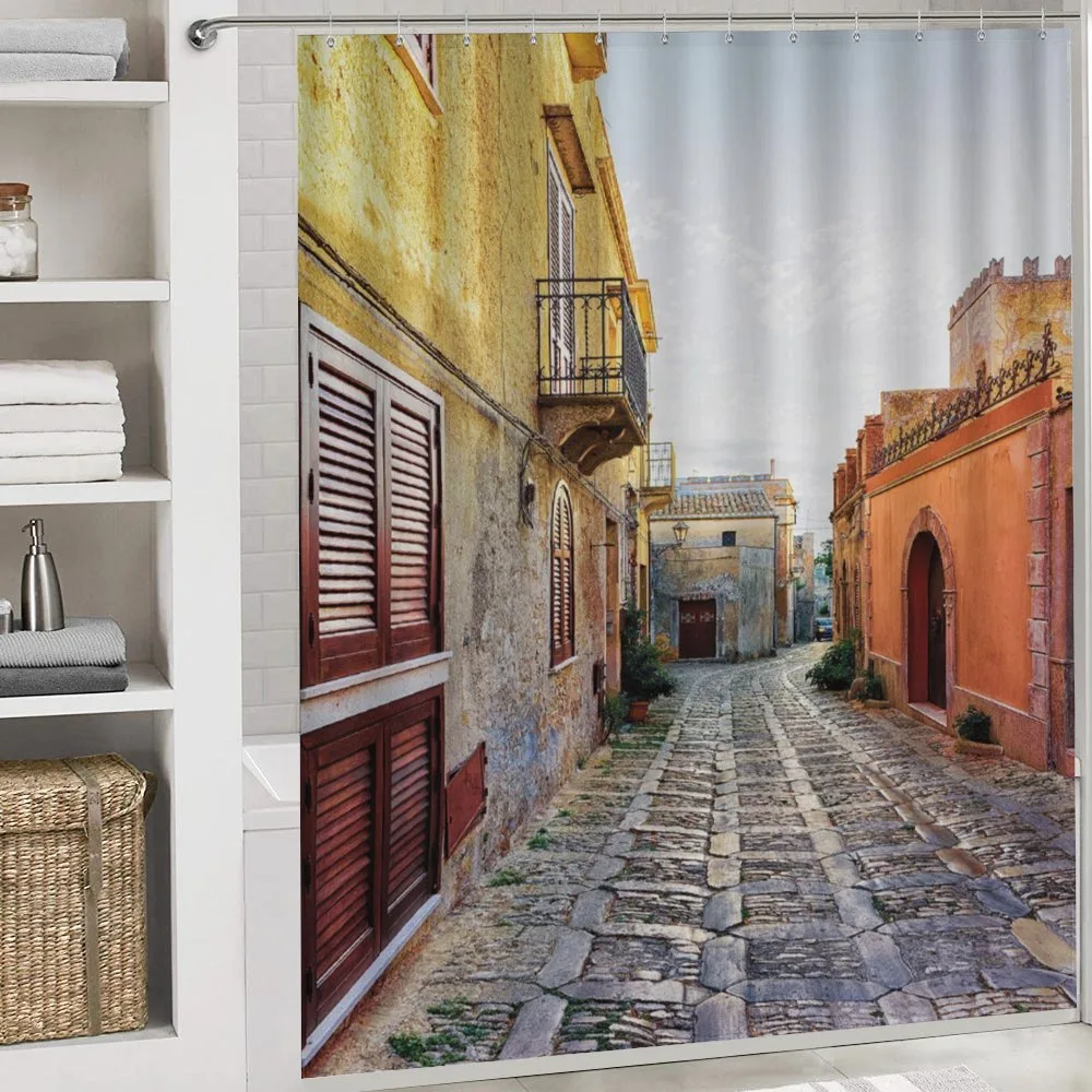 Narrow Street Erice — Detail 4