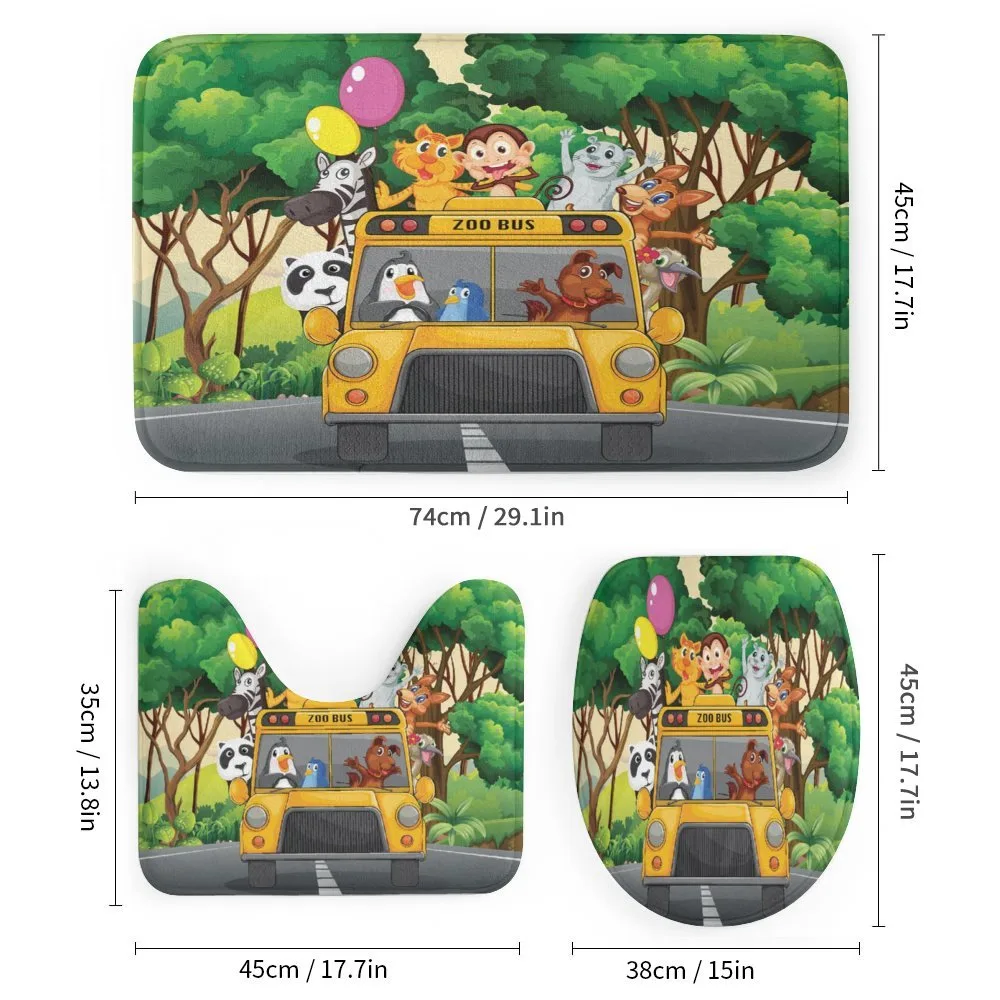 Animals Balloons Bus Travel — Detail 1