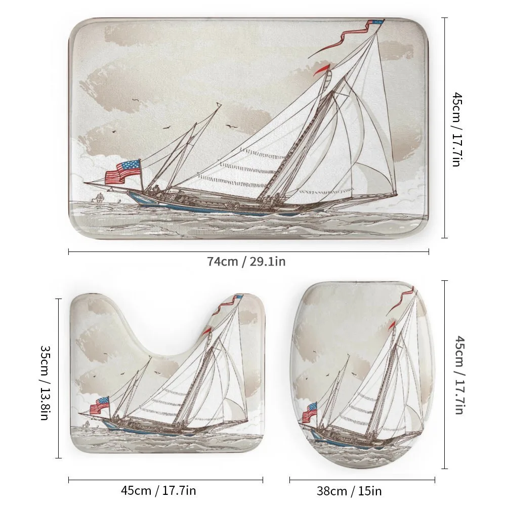 Antique American Yacht — Detail 1