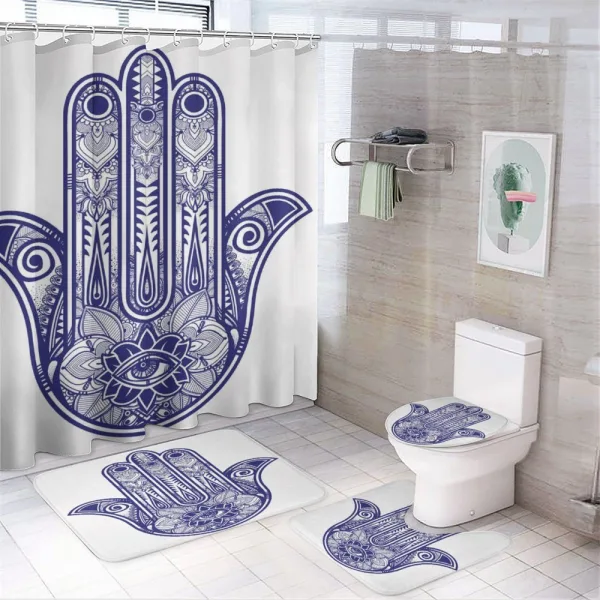 Antique Shape on a shower curtain