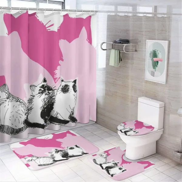 Baby Cats Kittens on a shower curtain