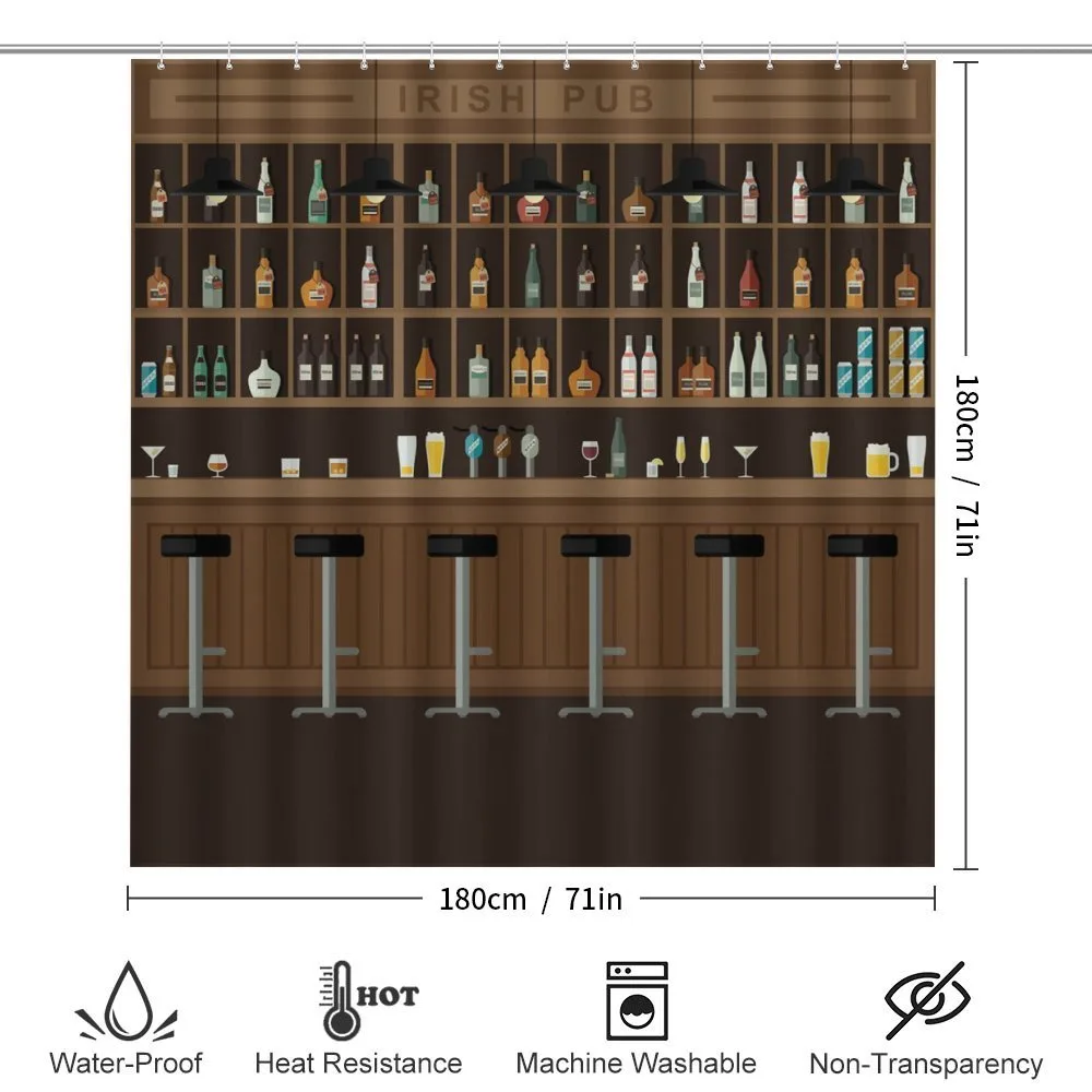 Bar Stools and Bottles — Detail 2