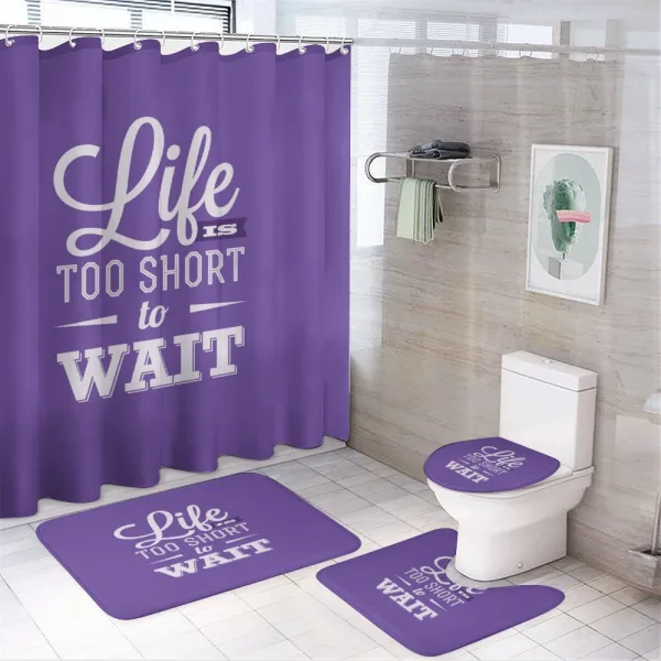 Carpe Diem Style on a shower curtain