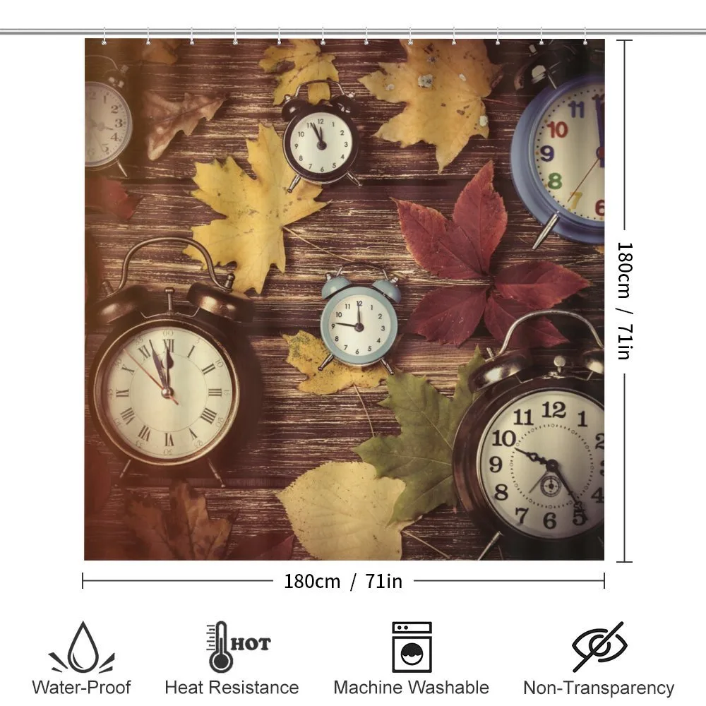 Clocks with Dry Leaves — Detail 2