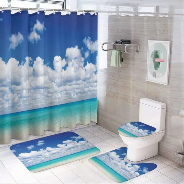 Hawaiian Exotic Sky on a shower curtain
