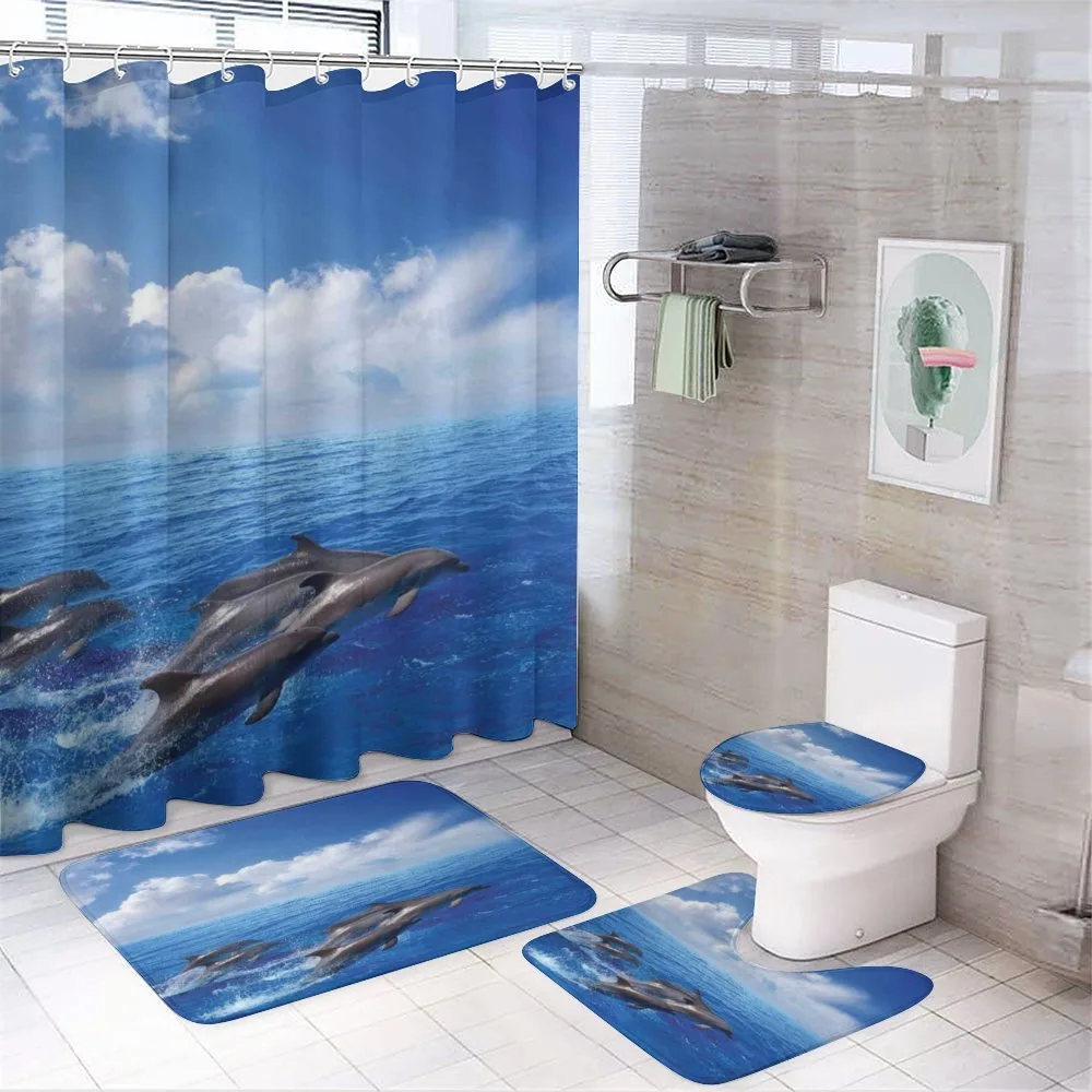 Jumping Dolphins in Sky — Your design