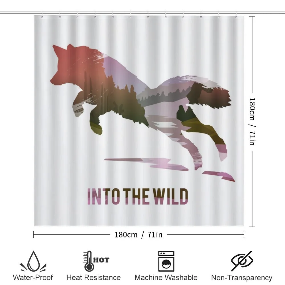 Jumping Fox Wild Woodland — Detail 2