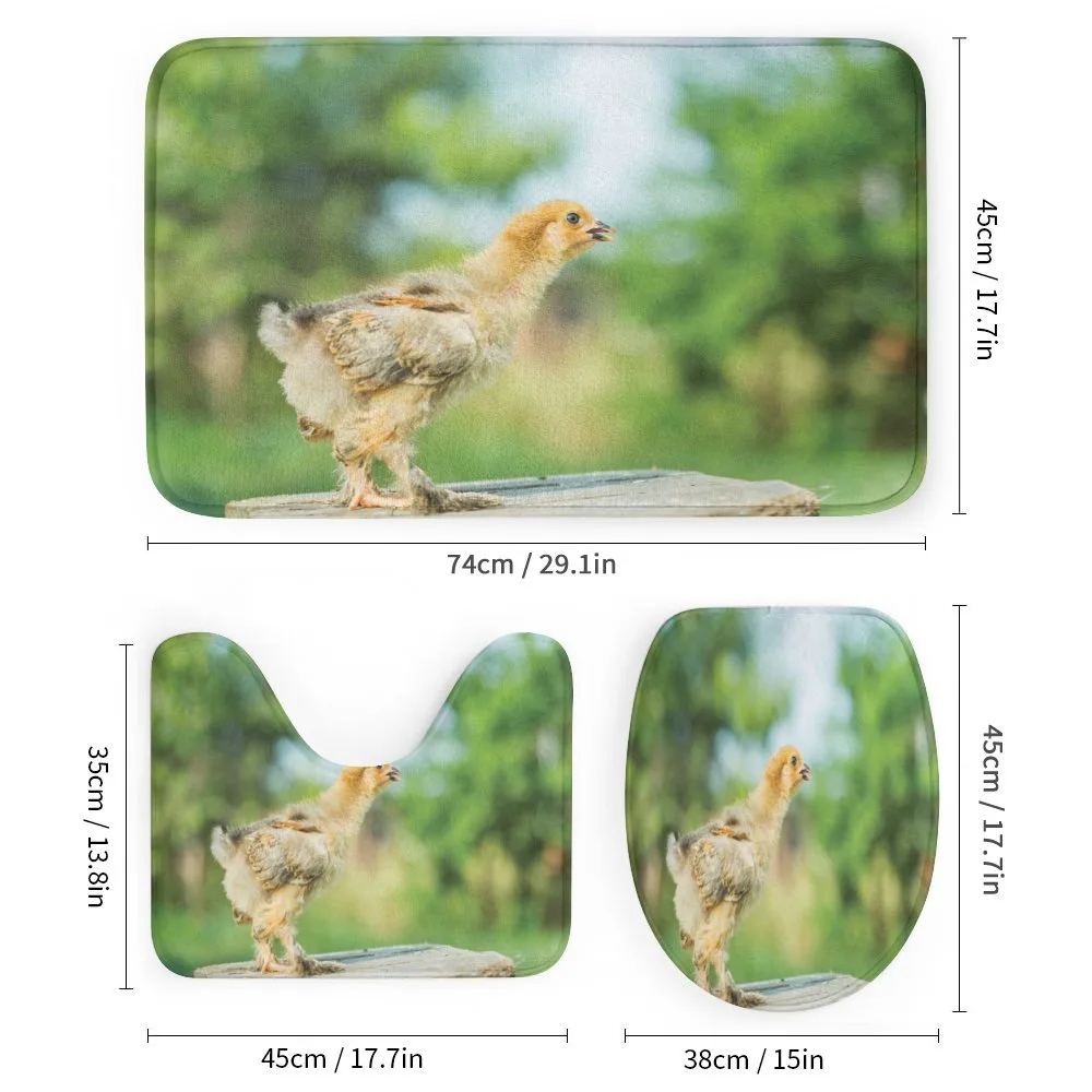 Little Baby Chicken on Log — Detail 1