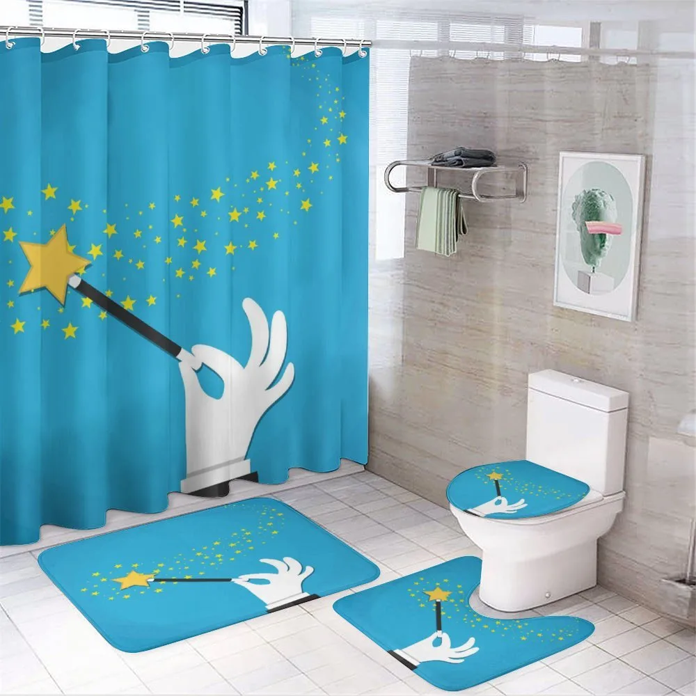 Magician Wand Spreading Stars — Your design