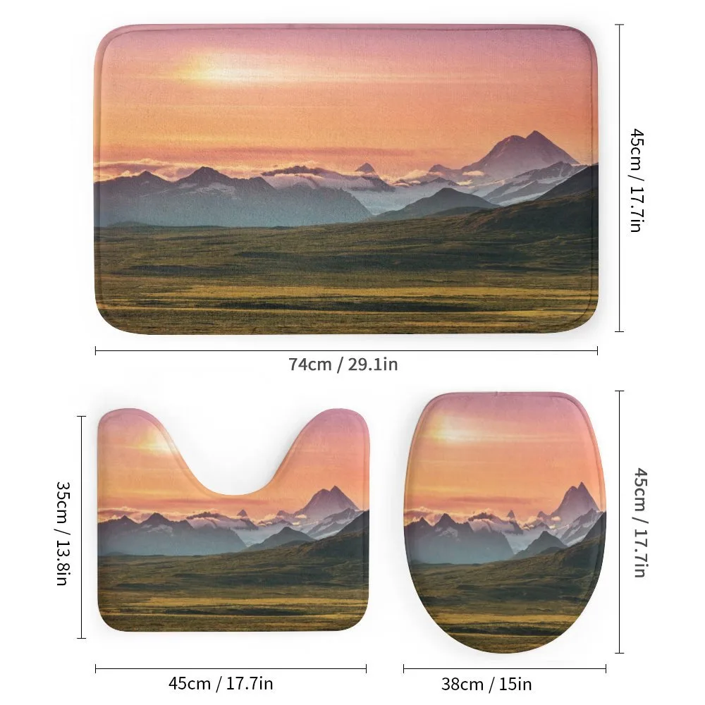 Mountains and Sunset — Detail 1