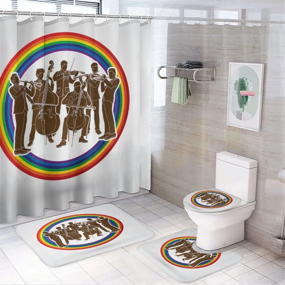 Musicians in Rainbow Circle — Your design