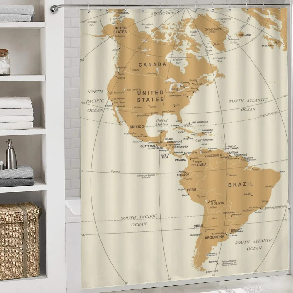 North South America Map — Detail 4