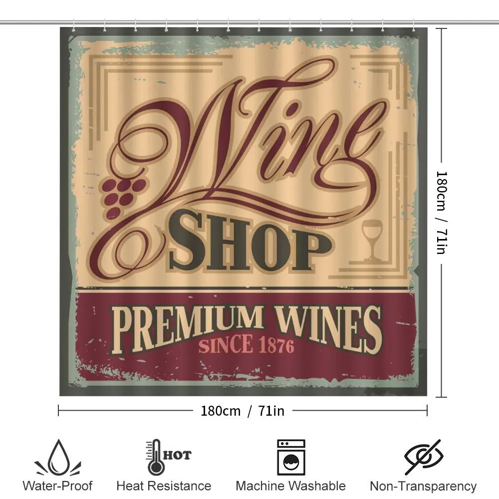 Old Wine Shop Sign — Detail 2