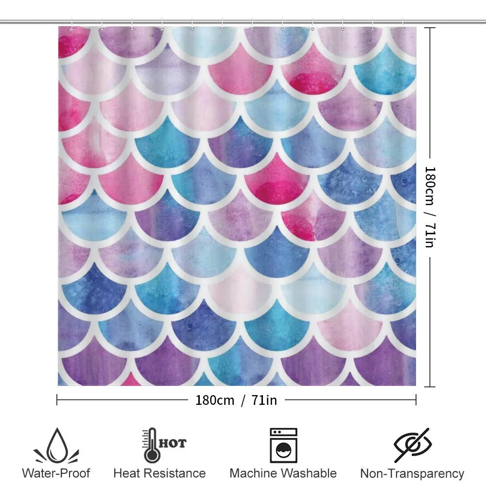 Pastel Mermaid Pattern — Detail 2